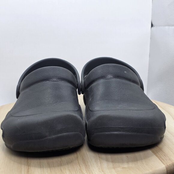 Womens Size 8 - Crocs Bistro Clogs Black Slip On Sandals Shoes - Picture 2 of 9